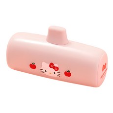 데이니즈 산리오 캐릭터즈 미니 일체형 도킹형 보조배터리 8핀 MOTHIS-M50008P, 헬로키티, MOTHIS-M50008P(8핀)