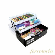 옥이드림 멀티 클리어 박스 대 공구함 미술용화구박스 소품함