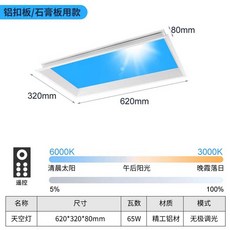 패널 자연광 조명 반사판 촬영 스튜디오 사진촬영조명, 1개, 선라이트 300x600 매립 석고