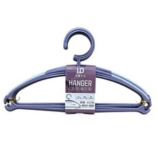 C型防滑衣架5入組，衣夾曬衣架，防滑防風內衣架，多功能收納, 紫色, 1個