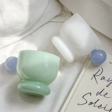 헤이루미 소프트 홈카페 동글동글 인테리어 머그컵, 1개, 화이트 1개, 화이트