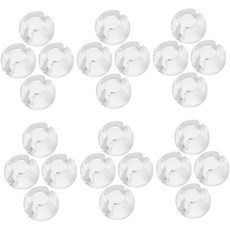 ERERINGGOO 100개 한정 버튼 비즈 롤러 블드 플라스틱 교체용 체인 커넥터 클립 코드 안전 장치