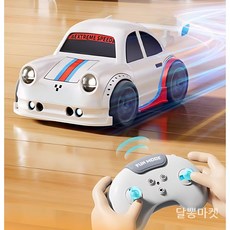 드리프트 RC카 스마트 센서 미니 레이싱카 인체 감지, 블랙 (따라가기/도망가기/리모컨/조명/음향)