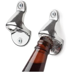 HIC Kitchen 바 도구 병따개 캔 펀치 및 시트러스 필러 일본 스테인리스 스틸 BPA 프리, 병따개, 2개 세트