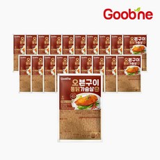 굽네 오븐구이 통 닭가슴살 매콤바베큐 110g, 20개