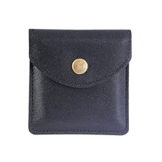 皮革質感菸灰缸 附鋁箔內層 旅行必備, 黑色-煙灰袋, 1個