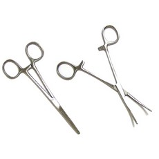 케리 16cm 곡선형 의료용 겸자 가위 집게 켈리, 1개