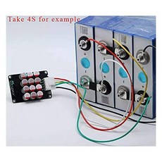 BMS 4S 액티브 밸런서 보드 리튬 이온 Lifepo4 LTO 배터리 커패시터 이퀄라이저 전원 전송 보호 케이스 포, 한개옵션0, 1개