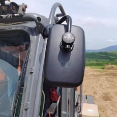 굴삭기 사이드미러 트럭 화물차 후방 고화질 미러 차량용 보조미러 K_Carter 업그레이드 모델, 1개