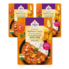 티아시아 분말용 마크니 커리 분말요리용, 3개, 100g