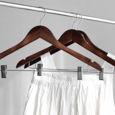 3P 옷걸이 프리미엄 원목 우드 집게 논슬립, 상세 설명 참조, 원목 우드집게 옷걸이_베이지 3P