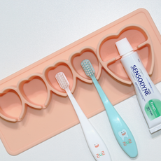 올 실리콘 칫솔걸이 화장실 유리 젖병소독기 주방 다용도 걸이, 선택3 올 실리콘 칫솔걸이[네이비]