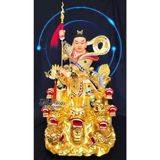 果真興 九龍太子 乘龍太子 佛像 佛具 擺件, 詳見包裝
