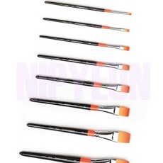 니편 붓 3호 12p 유화붓