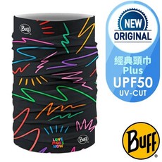 西班牙 BUFF 愛趁現在》除臭防曬頭巾 Plus UPF50 圍脖 頸圍 面罩 圍巾 口罩 登山, 1個