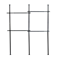 다올 4단 천장 트니행거 기둥식 블랙 기둥행거 () 행거, 본상품