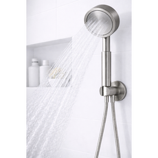 홈브릿지 고수압 샤워기 헤드 304 스테인리스 호텔식 절수, 무광실버, 1개