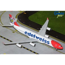 Geminijets 雪絨花航空 Edelweiss Air A340-300 HB-JMG 1:200 飛機模型，精緻收藏，航空迷首選, 1個