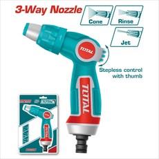 TOTAL 三用噴水槍 免按壓, 1個