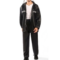 배달 자전거 우비 상하의 세트 레인코드 비옷 lim+6974oH