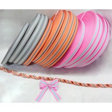 條紋織帶 21MM 寬版緞帶 節慶裝飾 DIY蝴蝶結材料, 1個