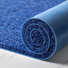 AKRUA 현관입구매트 외부발판 외부코일매트 논슬립패드 가정용 커팅카펫 두께 1.2m, 1개, 100*120cm*푸른 색