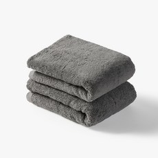 JAJU 오가닉 코튼 세면타월 2개_그레이 J6249020011 437563, JAJU 오가닉 코튼 세면타월 2개_그레이 J62490, 1개, 그레이, 1개