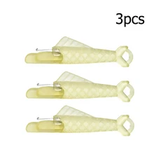 자동 바늘 액세서리 실꿰기 도구 재봉틀 가정용 DIY 장치, 3pcs yellow, 1세트
