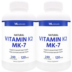 마이라이프 비타민K2 120mcg 240캡슐, 240정, 2개