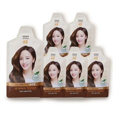 DAENG GI MEORI 染色洗髮精 30g, 4號 Natural Brown, 6包
