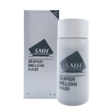 【SMH 絲密赫】髮纖維 40g_黑/深棕/淺棕（輕鬆遮飾稀疏髮絲）, No.1 Black, 1個