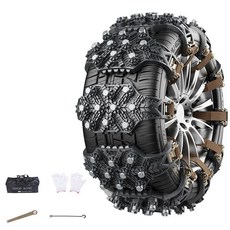 차량용 타이어 미끄럼방지 체인줄 8개세트 바퀴체인 ths+2221Bs