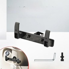 전면 장착형 전기 자동차 배달 후크 레스토랑급 자전거 랙 식사용 홀더 확장 브래킷, 1개, 1. [짧은 14cm 후크 2개] 두꺼운 걸이랙