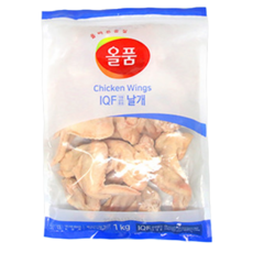올품 IQF 날개 (닭날개) 1kg, 1개