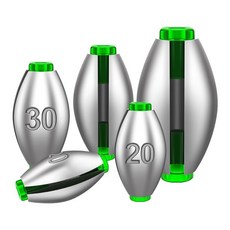 釣友俱樂部 橄欖開口鉛墜 8克, 1個, 日式開口鉛2g-1枚