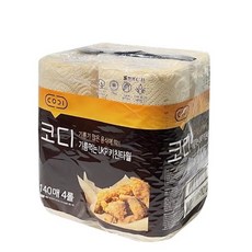 마켓다인A 키친타월 140매 4롤 12P 일회용걸레, 140, 1