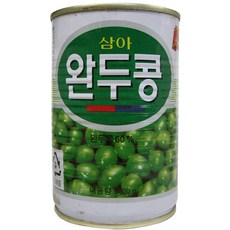 삼아 완두콩 통조림, 400g, 5개