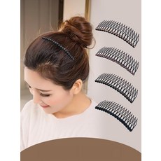 [볼륨있는 헤어] 보석집게핀 빗핀 앞머리핀 헤어고정핀, 11. 큐빅 소형 금니