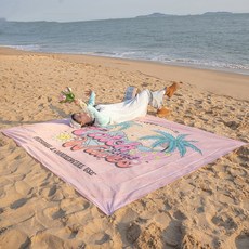 여행용 초경량 방수 미니 돗자리 비치 매트방수간편하다, 핑크색, 200
