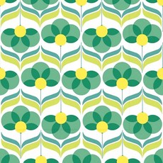 Boston International 칵테일 냅킨 일회용 3겹 종이 파티 용품 12.7 x 12.7cm(5 x 5인치) 장난스런 줄 (그린) 20개, Boston International 칵테일 냅킨 일회