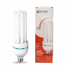 삼파장 EL 형광램프 45W 전구색 E26 삼파장램프 E26램프