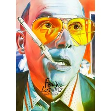 라스베가스의 공포와 혐오 영화 포스터 클래식 프린트 캔버스 그림 벽 예술 사진 홈룸 장식, J. 4