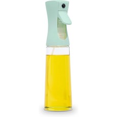 요리용 컬러 유리 오일 분무기로 요리하기 바비큐 미끄럼 방지 손잡이가 있는 샐러드 올리브 스프레이 병 건강한 식사를 위한 파란색, Green