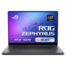 에이수스 2025 ROG 제피러스 G14 라이젠 AI 라이젠 AI 300 시리즈 지포스 RTX 5070, 이클립스 그레이, 1TB, 32GB, WIN11 Home, GA403WP-QS020W