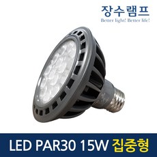 장수램프 PAR30 집중형 LED전구 15W, 주광색, 10개