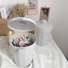 휴지통 디자인 펜 홀더 브러쉬 수납 정리함 dd- 미니휴지통 미니쓰레기통 책상휴지통, 상세페이지 참조