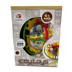 Hi-toys 299關魔幻3D立體智力球 益智迷宮球 瑕疵出清, 1個, Multicolor
