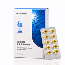 Biosen 百森 極萃 85%rTG 挪威頂級高濃度魚油 60軟膠囊, 1, 60