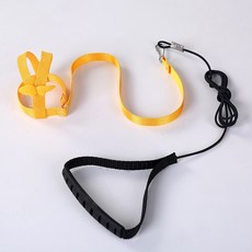앵무새발목링 리드줄 산책 줄 하네스 와이어 발목줄 새 발목고리 링 물림 방지 비행 훈련 로프 가죽 끈 키트 초경량 작은 용-30, 1.yellow - XS, 1개