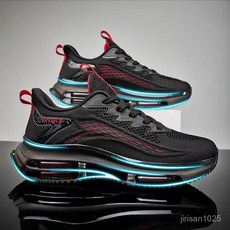 경량 운동화 에어쿠션 스니커즈 2024년 남성 신발 전장 에어쿠션 러닝화 트렌디 미끄럼 방지 충격 흡수 캐주얼 운동화 여름 아빠 트렌드 신발 편안한 러닝화